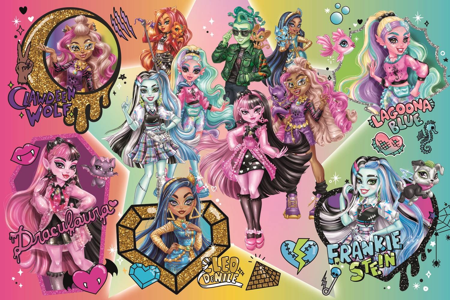 XXL Pieces - Zombies on top! - Mattel. Monster High