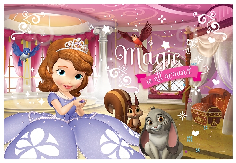 Puzzle 2 Puzzles Lumi Color - Sofia the First - 50 pièces - Trefl-16501