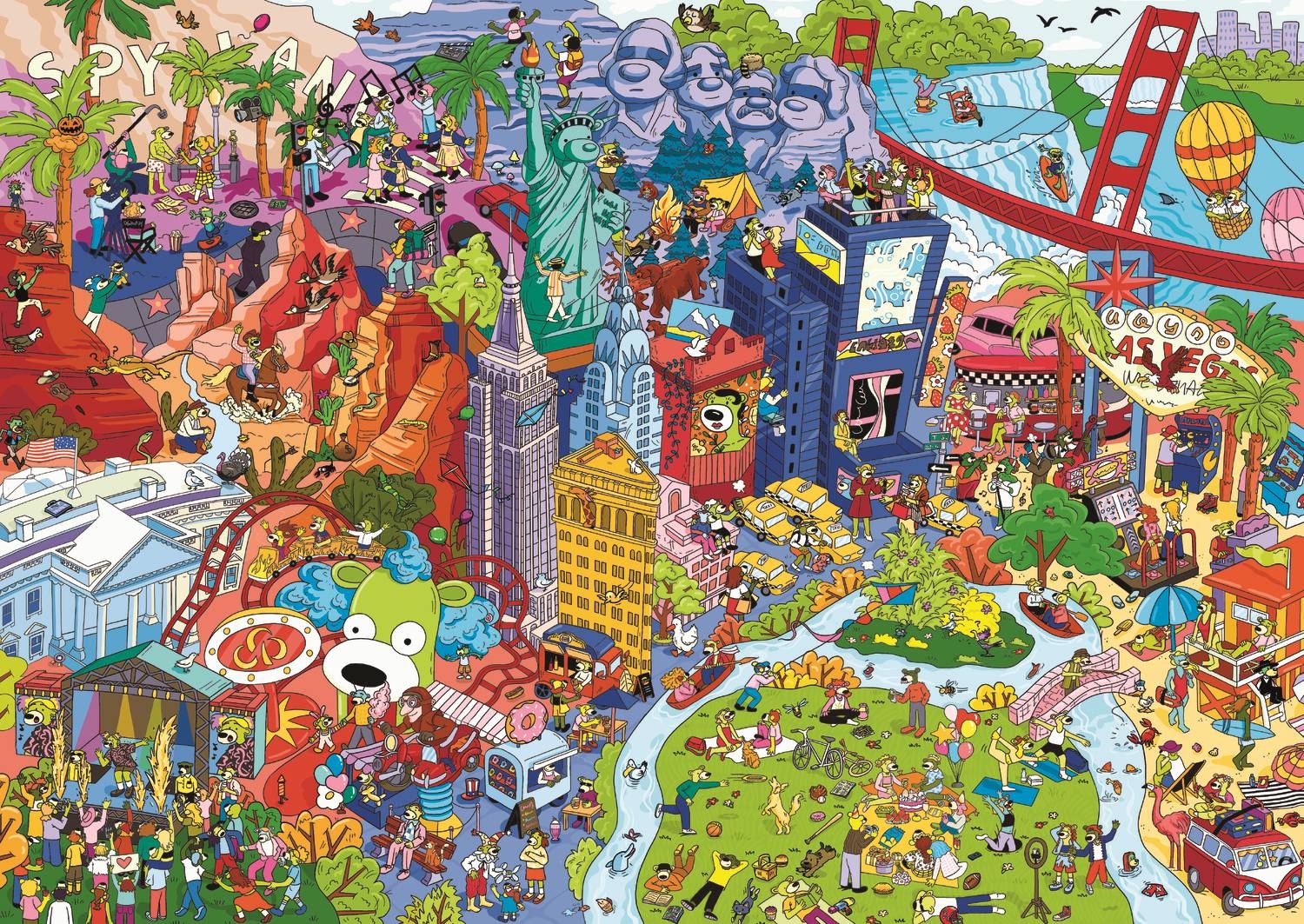 Spy Guy Lost Items: USA - KAZSTUDIO SA Rodzina Treflikow