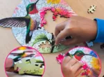 Wooden Puzzle - Hummingbird