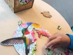 Wooden Puzzle - Hummingbird