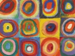 Art Collection - Kandinsky - Squares with Concentric Circles