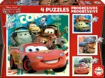 4 Progressive Jigsaw Puzzles - 12 to 25 Pieces - Disney Cars 2