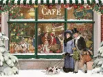 Mini-Puzzle - Festliche Weihnachten - Das Café