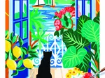 Palette D'Artiste - The Cat At The Window