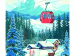 Illustration - Snowy Landscape