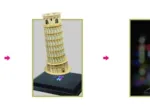 3D Puzzle with LED - Pisa Tower