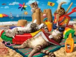 Cats on The Beach