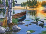 XXL Pieces - Morning on the Lake