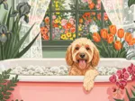 XXL Pieces - Blooms and Bubbles