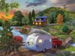 Bigelow Illustrations - Campers Coming Home