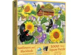 Rosalyn Solomon - Sunflowers and Blackbirds
