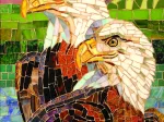 Stained Glass Eagles