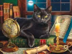 XXL Pieces - Black Cat by Candlelight