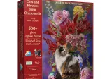 XXL Pieces - Cats and Flowers four Chinoiserie