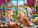 XXL Pieces - Kittens and the Aquarium