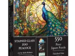 Stained Glass Zoo - Peacock