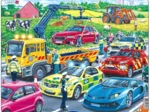 Frame Puzzle - Rescue Vehicles on the Highway
