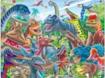 Frame Puzzle - Selfie - Cheerful Dinosaurs