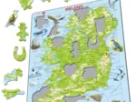 Frame Puzzle - Ireland Topographic Map (English)