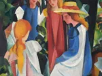 August Macke - Quatre Filles, 1912-1913