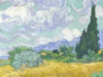 Van Gogh Vincent - Champ de Blé avec Cyprès, 1899