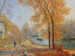 Francis Picabia - Banks of the Loing, Autumn Morning in Moret, 1904