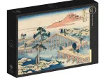 Hokusai - An Ancient Picture of the Eight Part Bridge in Mikawa Province