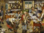 Brueghel Pieter der Jüngere: Bezahlung des Zehnten, 1617-1622