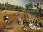 Brueghel Pieter, the Younger : Summer: The Harvesters, 1623