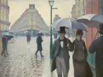 Gustave Caillebotte : Paris Street, Rainy Day, 1877