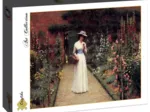Edmund Blair Leighton: Lady in a Garden