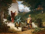 Carl Spitzweg - Jugendfreunde, 1855