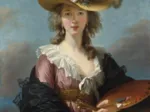 Elisabeth Vigée-Lebrun: Self-portrait in a Straw Hat, 1782