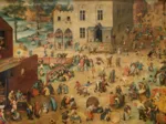 Brueghel Pieter: Die Kinderspiele, 1560