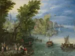 Jan Brueghel - River Landscape, 1607