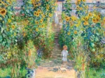Claude Monet, Monet's Garden at Vétheuil, 1881