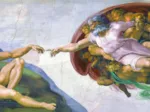 Panoramic Puzzle - Museum Series - The Creation of Adam, Michelangelo, 1511