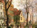 William Edward Fox - Walking in the Park