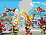 Wooden Puzzle - Hero Firefighters