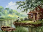 Evening Fishing Rod