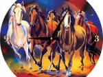 Puzzle Clock - Horses