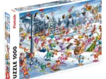 Jigsaw Puzzle - 1000 Pieces - Ruyer : Christmas Skiing