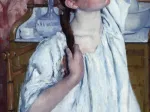 Mary Cassatt: Girl Arranging Her Hair, 1886
