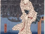 Hiroshige Utagawa: Abend auf dem Sumida-Fluss, 1847-1848