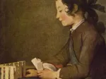 Jean Siméon Chardin - The House of Cards, 1737