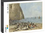 Eugène Boudin: Washerwomen on the Beach of Etretat, 1894