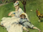 Auguste Renoir: Madame Monet and Her Son, 1874