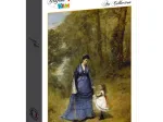 Jean-Baptiste-Camille Corot: Madame Stumpf and Her Daughter, 1872