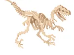 3D Wooden Jigsaw Puzzle - Velociraptor (Large)